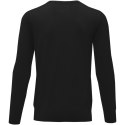 Merrit - męski sweter z okrągłym dekoltem czarny (38227992)