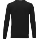Stanton - męski sweter w serek czarny (38225991)