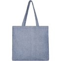 Pheebs poszerzana torba na zakupy z bawełny z recyclingu o gramaturze 210 g/m2 niebieski melanż (12053750)