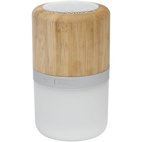 Bambusowy głośnik Bluetooth® Aurea z podświetleniem piasek pustyni (12415171)