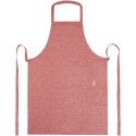 Pheebs Fartuch z bawełny z recyklingu o gramaturze 200 g/m² czerwony melanż (11313820)