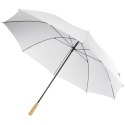 Wiatroodporny parasol golfowy 76 cm z PET z recyklingu Romee biały (10940901)