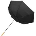 Wiatroodporny parasol golfowy 76 cm z PET z recyklingu Romee czarny (10940990)