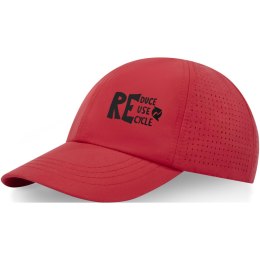 Mica 6 panelowa czapka GRS z recyklingu o młodzieżowym kroju czerwony (37516210)