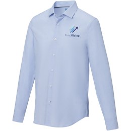 Cuprite męska organiczna koszulka z długim rękawem z certyfikatem GOTS jasnoniebieski (37524501)