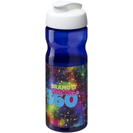 Bidon H2O Active® Base Tritan™ o pojemności 650 ml z klapką niebieski, biały (21043609)