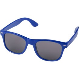 Okulary przeciwsłoneczne z plastiku PET z recyklingu Sun Ray błękit królewski (12700453)