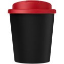 Kubek Americano® Espresso Eco z recyklingu o pojemności 250 ml z pokrywą odporną na zalanie czarny, czerwony (21045501)