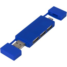 Mulan podwójny koncentrator USB 2.0 błękit królewski (12425153)
