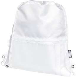 Adventure termoizolowana torba ściągana sznurkiem o pojemności 9 l z materiału z recyklingu z certyfikatem GRS biały (12064701)