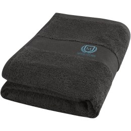 Charlotte bawełniany ręcznik kąpielowy o gramaturze 450 g/m² i wymiarach 50 x 100 cm antracyt (11700184)