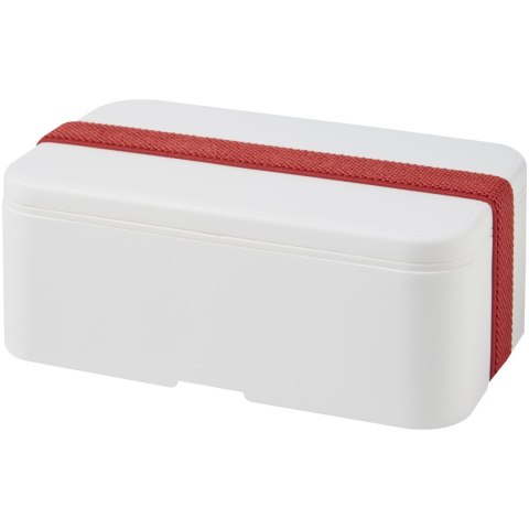 MIYO jednopoziomowe pudełko na lunch biały, czerwony (21046901)