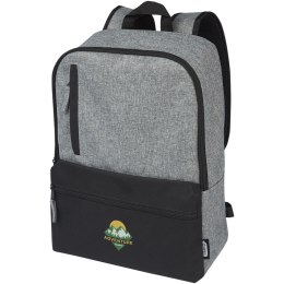 Reclaim 15-calowy plecak na laptopa 14 l z recyklingu czarny, szary melanż (12065590)