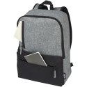 Reclaim 15-calowy plecak na laptopa 14 l z recyklingu czarny, szary melanż (12065590)