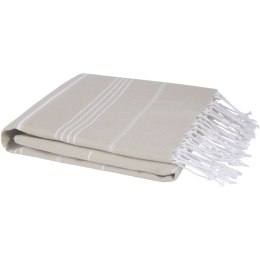 Anna bawełniany ręcznik hammam o gramaturze 150 g/m² i wymiarach 100 x 180 cm beżowy (11333502)